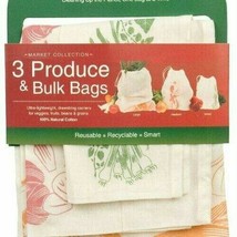 ECOBAGS Produce Bags 3-Piece Produce &amp; Bulk Bag Set - £10.98 GBP