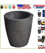 High-Heat Clay Graphite Foundry Crucible - Ideal for Jewelry Casting Eff... - $884.69 MXN