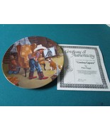 Cowboys Capers by Mike HAGEL Signed Collector Plate Nib Orig - €39,46 EUR