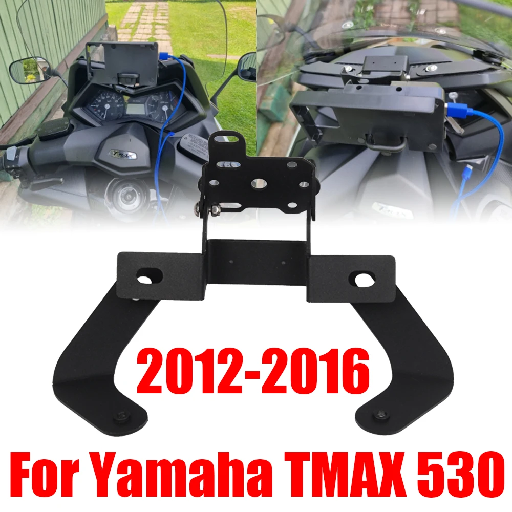 Motorcycle Mobile Phone Holder Stand GPS Navigation Plate Bracket For Yamaha - £25.49 GBP