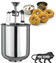 Meduvada Maker , Vada Donut Doughnut Maker Dispenser,Stainless Steel Manual - £1,557.31 GBP