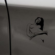 1pc Black  Woman Decal Sticker Allure Naked Girl Stripper  Auto Truck Vehicle De - £58.72 GBP