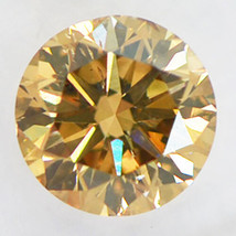 Round Shape Diamond Natural Fancy Brown Loose 1.50 Carat SI2 IGI Certificate - £1,789.51 GBP