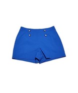Soho Apparel Cute Pull On Shorts ~ Sz PM ~ Blue ~ High Rise ~ 4&quot; Inseam - £13.40 GBP