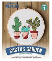 Leisure Arts Cactus Garden 6 Inch Embroidery Kit 49811 - $12.66