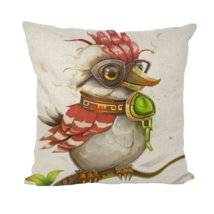Pete the Sweet Little Bird Throw Pillows - £15.26 GBP