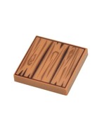 Wood Board Straight Slats Square 2X2 Brick Piece Printed Diy Blocks Mini... - $22.73 MXN