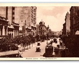 Calle Santa Fe Street View Buenos Aires Argentina UNP WB Postcard W8 - £5.48 GBP