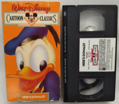 VHS Walt Disney Cartoon Classics - V. 2 - Heres Donald (VHS, 1991) - £8.76 GBP