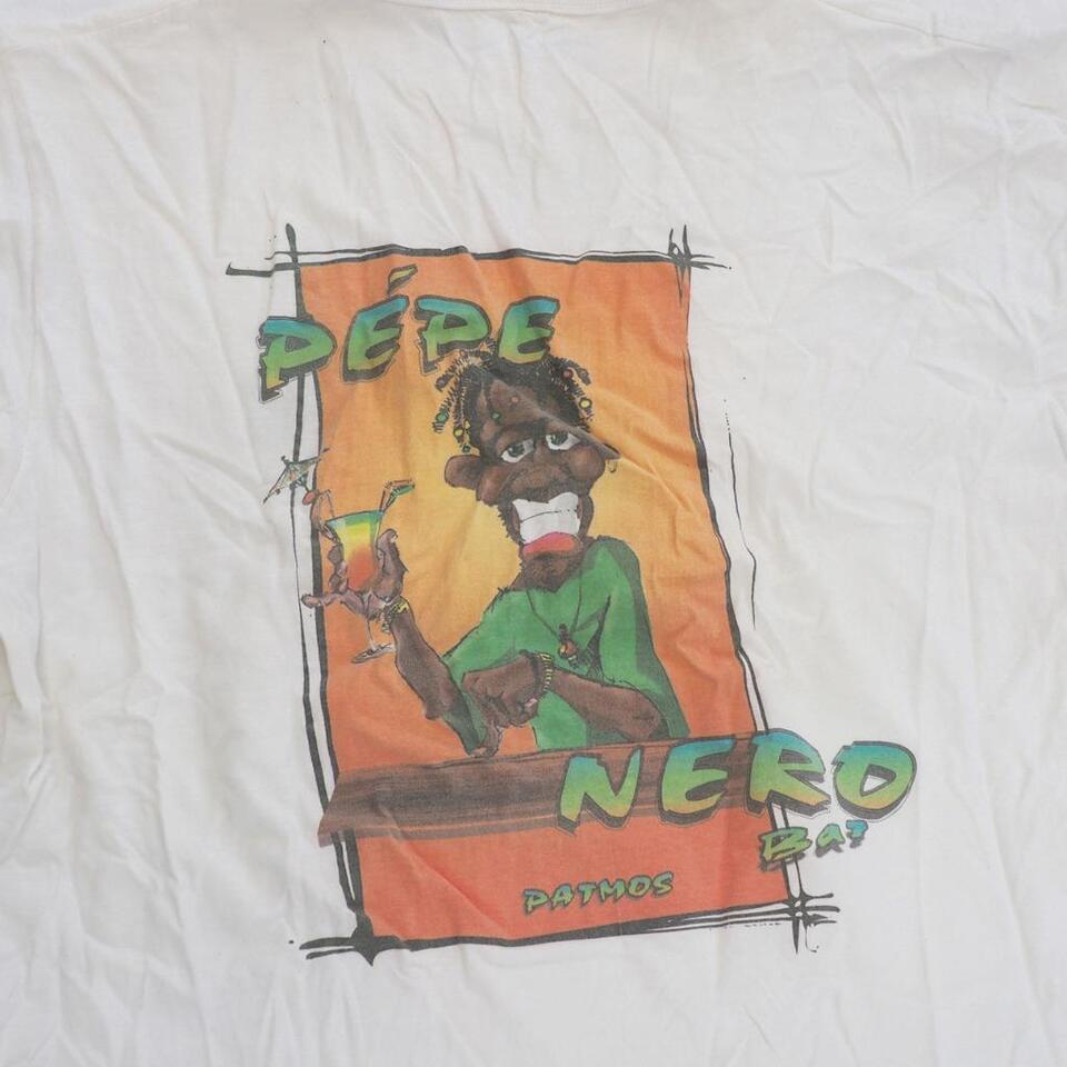 Primary image for Vtg Miami Beach Pepe Nero Barbarian T-Shirt Size L-
show original title

Orig...