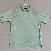 Scotty Cameron Lifestyles Titleist Men&#39;s Polo Shirt XL Crown Dog Green Striped - £78.85 GBP