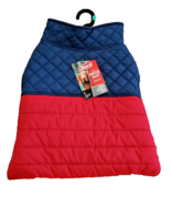 Coleman Blue &amp; Red Reversible Pet Puffer Jacket Size L - £14.48 GBP