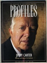 Continental Airlines Profile In Flight Magazine 1995 Jimmy Carter - £13.29 GBP