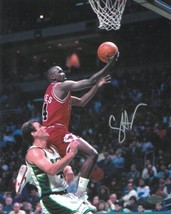 Craig Hodges signed Chicago Bulls 8x10 Photo vs Milwaukee Bucks (3X 3 Po... - $24.95