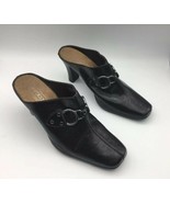 Aerology by Aerosols Womens Size 7.5M Brown Slides 3&quot; Heel Reptile - €11,98 EUR