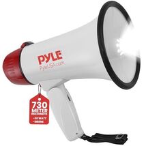 Pyle Mini Compact Megaphone Bullhorn with Siren Alarm and LED Lights PMP... - $14.40