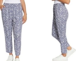 Jessica Simpson ~ Pull-On ~ Soft Pants ~ Blue Floral ~ Ladies&#39; Size LARGE (L) - £14.99 GBP