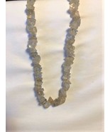 Vintage Rock Crystal Quartz Necklace - $65.64 CAD