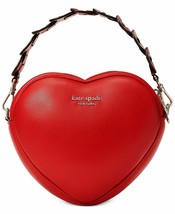 Kate Spade 2022 Heartbreaker 3D ❤️ Heart Leather Crossbody k5410 Lingonb... - £278.76 GBP
