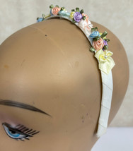 Floral Flower Girl Colorful Ladies Headband Hair Accessory - £6.50 GBP