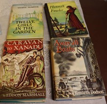 Vintage group of 4 books from the 50&#39;s  Great to decorate with too! - £9.33 GBP
