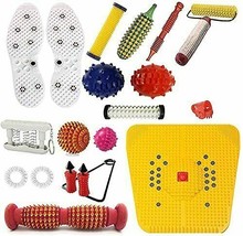 Acupressure Massager &amp; Sujok Therapy Tools Combo Kit For Stress &amp;Pain Relief - £29.15 GBP