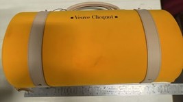 VEUVE CLICQUOT Champagne Traveller bag Carry Case w/1 Glass  MARKS/STAINS - £56.83 GBP