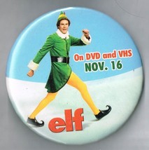 ELF Movie 3&quot; Pin Back Button Pinback Promo WILL FARRELL #2 - $9.65