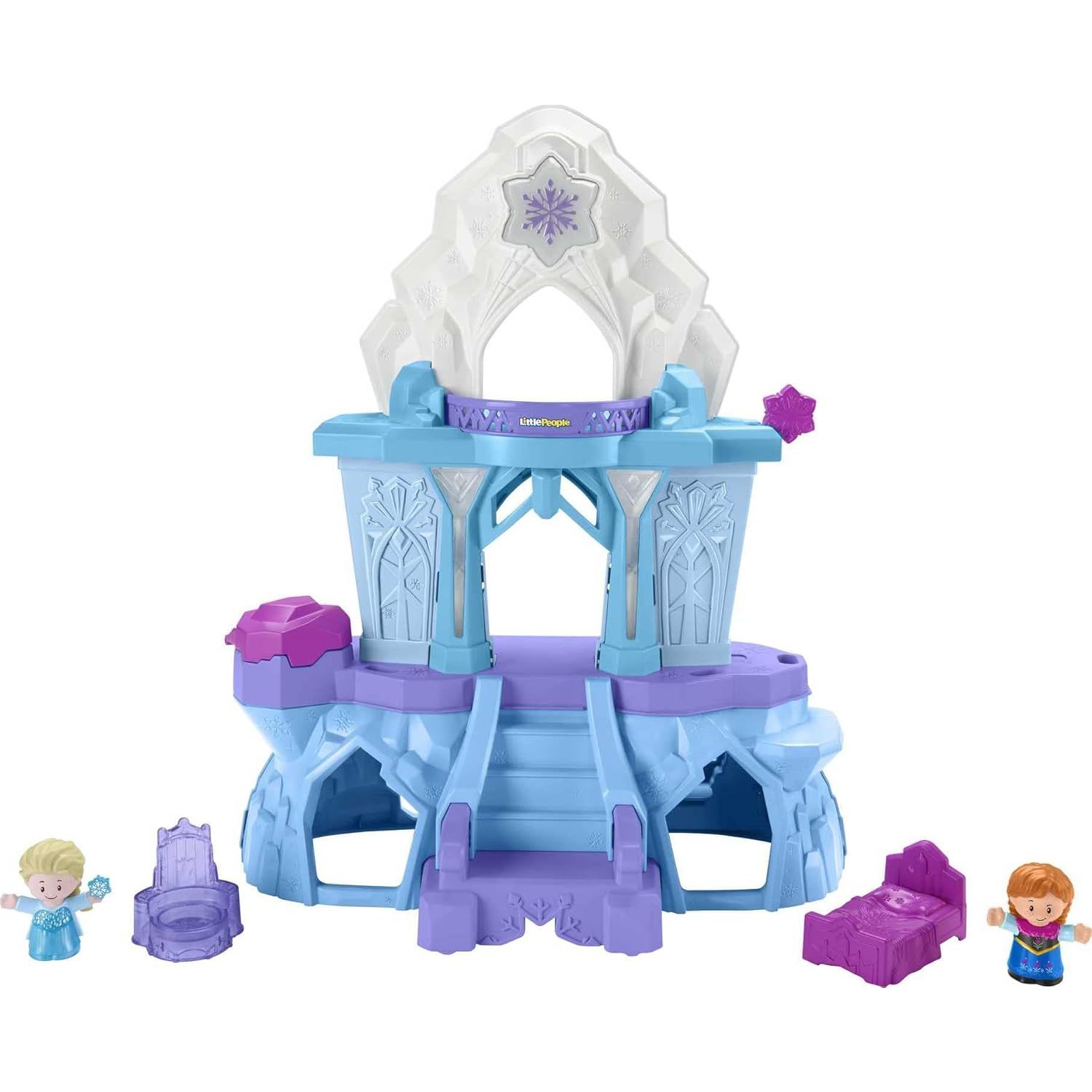 Disney Frozen Toy, Fisher-Price Little People Playset with Anna and Elsa Toys &
