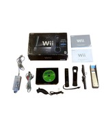 Nintendo Wii Console Bundle RVL-001 Black w/1 Game &amp; Original Box Tested... - £39.46 GBP