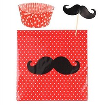 Mustache Cupcake Party Pack - £7.07 GBP