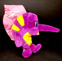 Swordfish Pink Purple Plush Stuffed Animal Large 18&quot; Vintage 1995 Libert... - £23.56 GBP