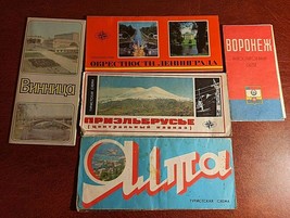 Mappe stradali (turistiche) d&#39;epoca sovietiche. Originale dell&#39;URSS. 1970-80.7 - £42.71 GBP