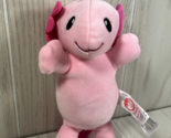 Fiesta Enzo 9&quot; axolotl small pink plush soft stuffed animal - $13.50