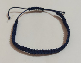 Blue cord Bracelet, Blue String Bracelet, Lucky Bracelet, Braid Bracelet, Yoga  - £7.21 GBP