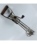 Vintage Unique Hand Held MIXER Egg BEATER with Very Unusual Twisted Beaters - $34.25