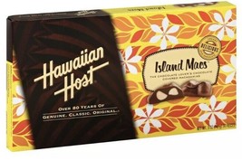 Hawaiian Host Island Macs Chcocolate Macadamias 5 Oz Box (Pack Of 10) - £136.24 GBP