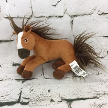 Dreamworks Spirit Riding Free Horse Plush Spirit Laying 8&quot; Embroidered Eyes - £4.55 GBP