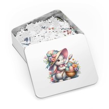 Jigsaw Puzzle in Tin, Easter Rabbit, Personalised/Non-Personalised, awd-1340  (3 - £28.22 GBP+
