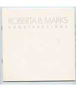 Roberta B Marks Constructions Art Catalog  - £21.80 GBP
