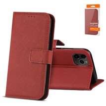 [Pack Of 2] Reiko Apple Iphone 11 Pro Max 3-In-1 Wallet Case In Red - £20.18 GBP