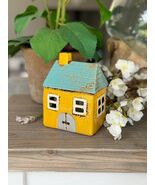 Yellow Ceramic Tealight Holder - $15.53