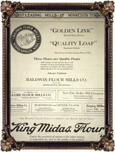 1929 Vintage &quot;King Midas Mill Co.&quot; Advertising Print - £19.78 GBP