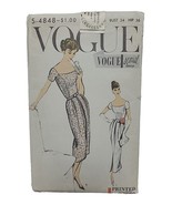 VTG 1950&#39;s VOGUE Special Design One Piece Dress Pattern- Bust 34 Hip 36 ... - $37.64 CAD