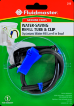 Commode and Toilet REFILL TUBE Hose &amp; CLIP Water Saving Repair FluidMast... - $450.79 MXN