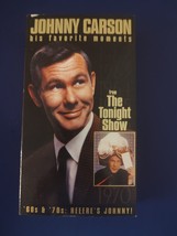Johnny Carson: His Favorite Moments From the Tonight Show Volume 1 - 60s  70s... - £2.84 GBP