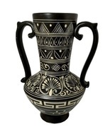 Vintage Saval Archangelos Rhodes Greek Greece Signed Vase 7 1/4&quot; - £44.36 GBP