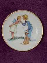 508 Beguiling Buttercup - Norman Rockwell Four Seasons Miniature Plate Collectio - £7.74 GBP
