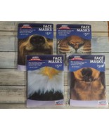 Four (4) Unibody ~ Soft Stretch ~ Face Masks ~ One Size ~ Animal Masks ~... - £11.92 GBP