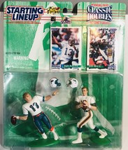 NFL 1997 Starting Lineup Dan Marino &amp; Bob Griese Miami Dolphins Classic Doubles - £9.95 GBP